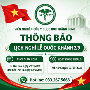 THÔNG BÁO LỊCH NGHỈ LỄ QUỐC KHÁNH 02/9/2026